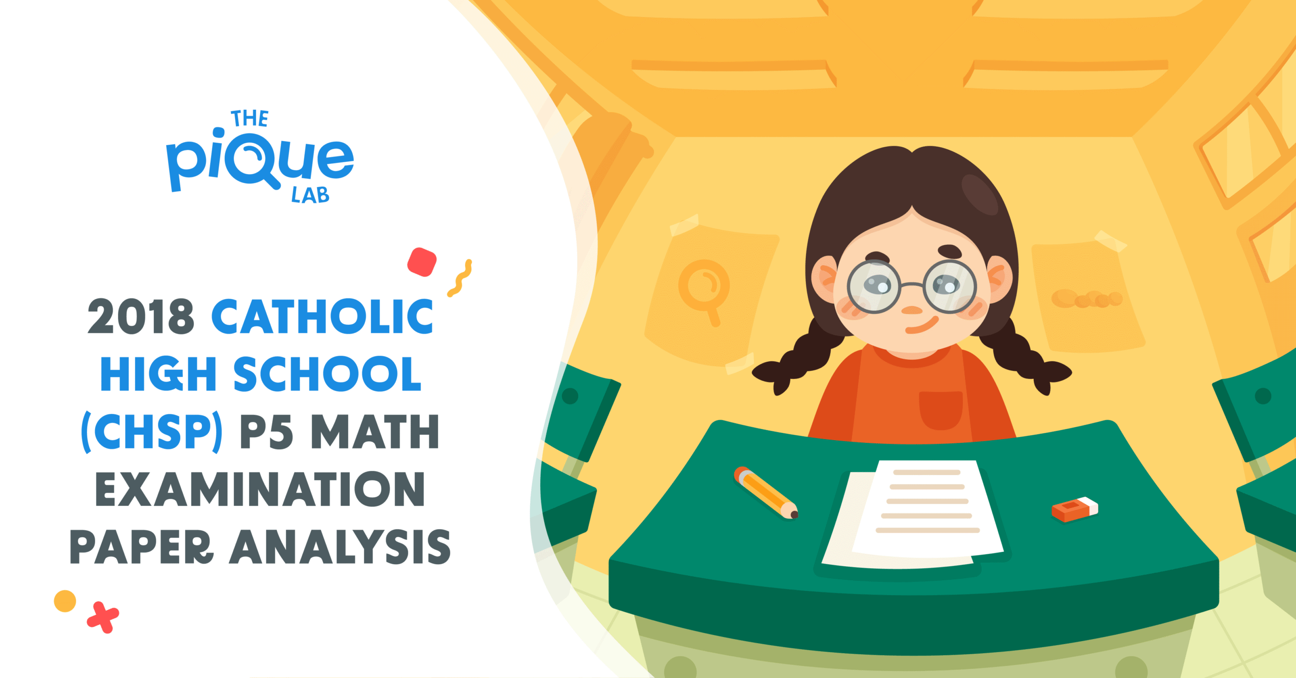 The Pique Lab Math Specialists will be solving a Primary 5 Whole Numbers question from Catholic High School.