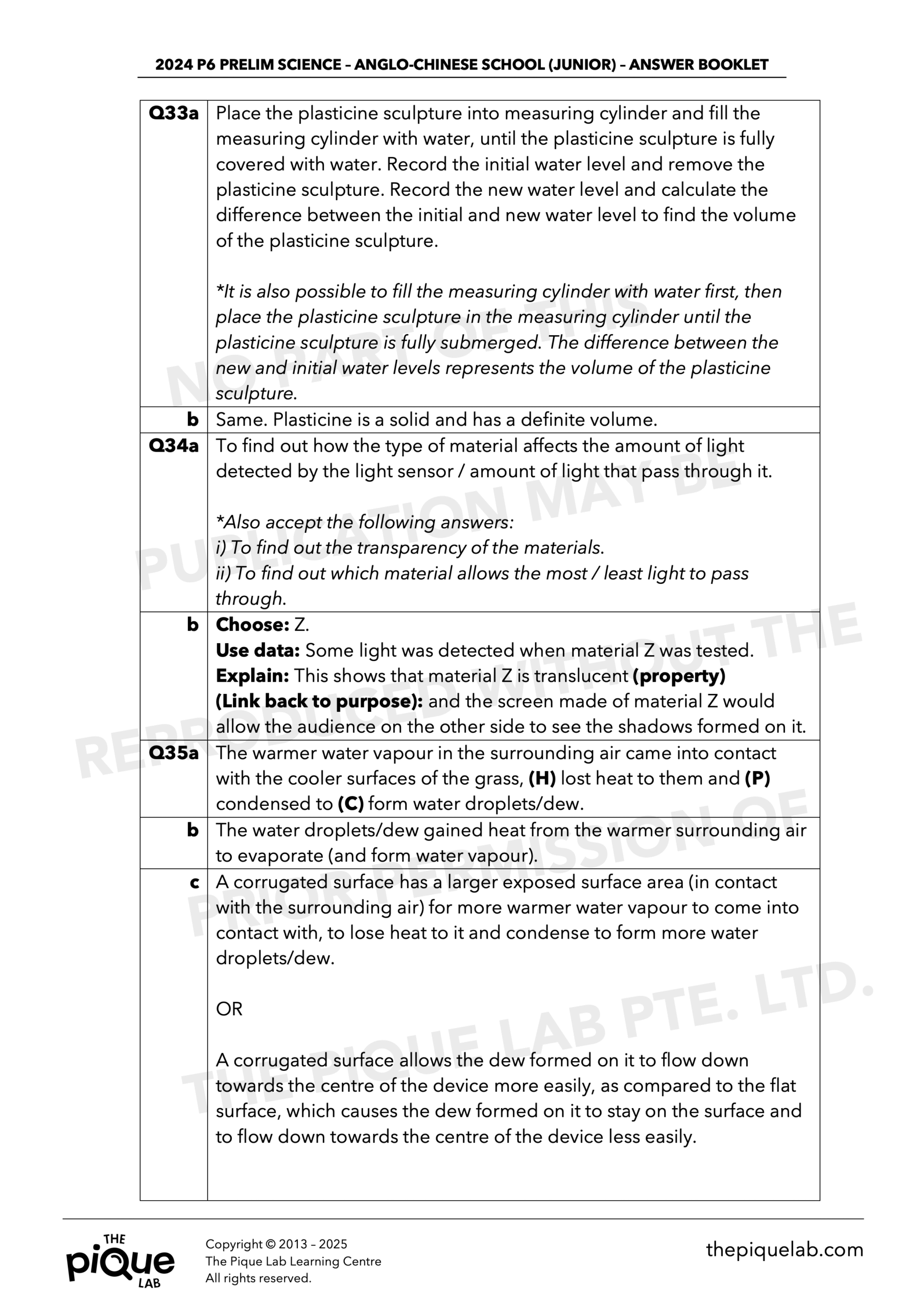 2024 P6 Science & Math Prelim Answer Set Bundle - Image 3