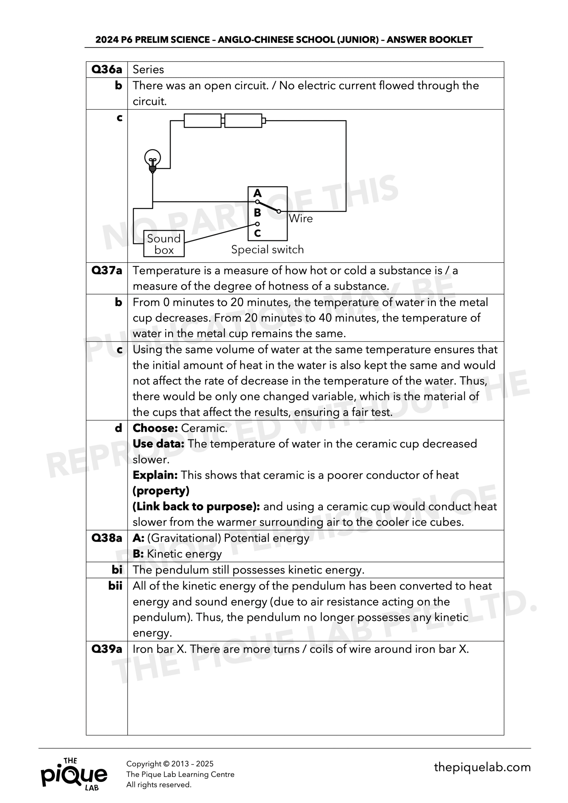 2024 P6 Science & Math Prelim Answer Set Bundle - Image 4