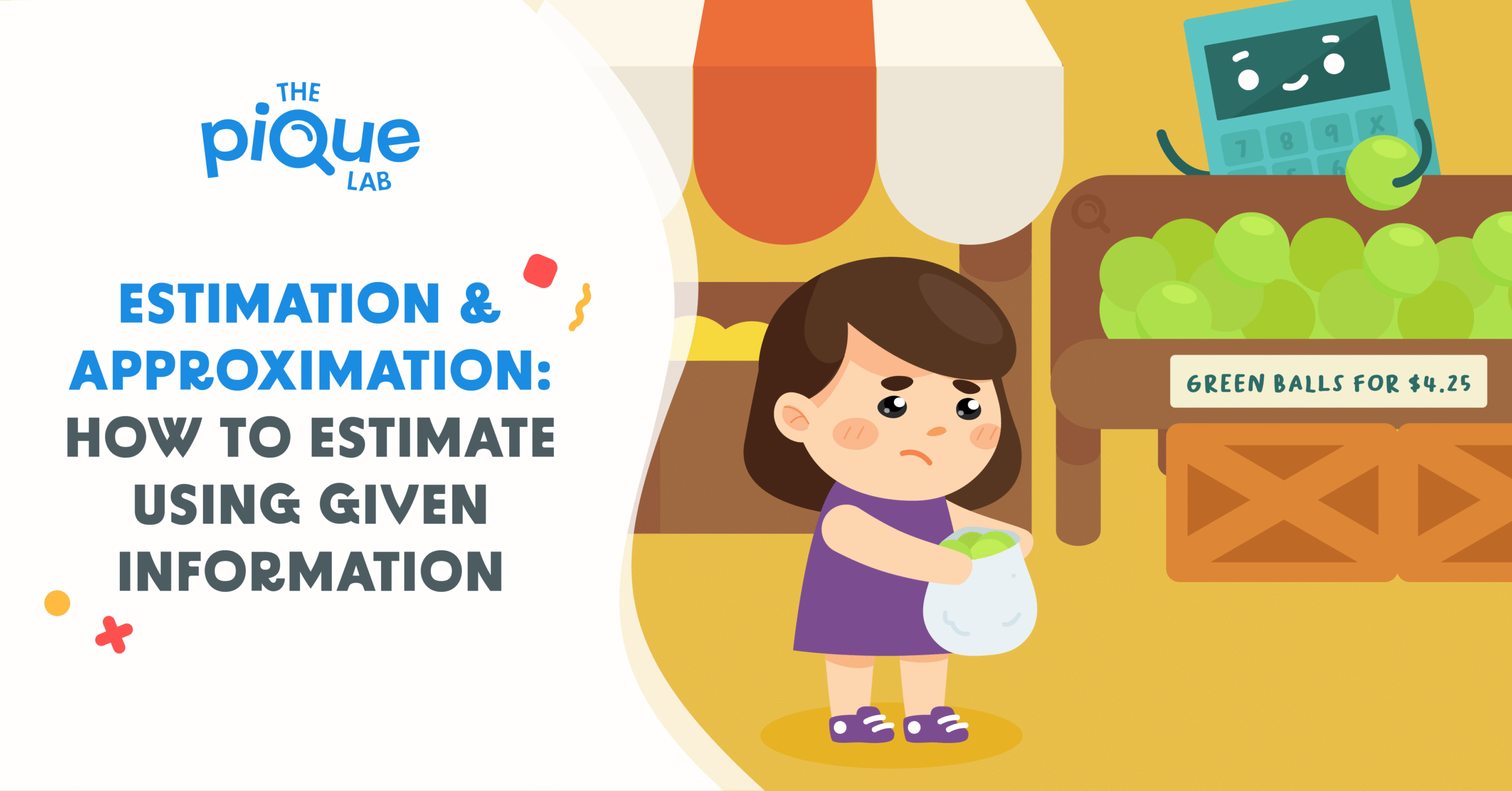 The Pique Lab Math Specialists will be solving a Secondary 1 Math Estimation & Approximation question.